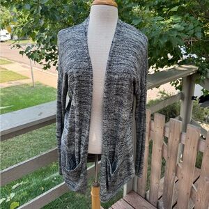 Heather Grey LOFT Cardigan